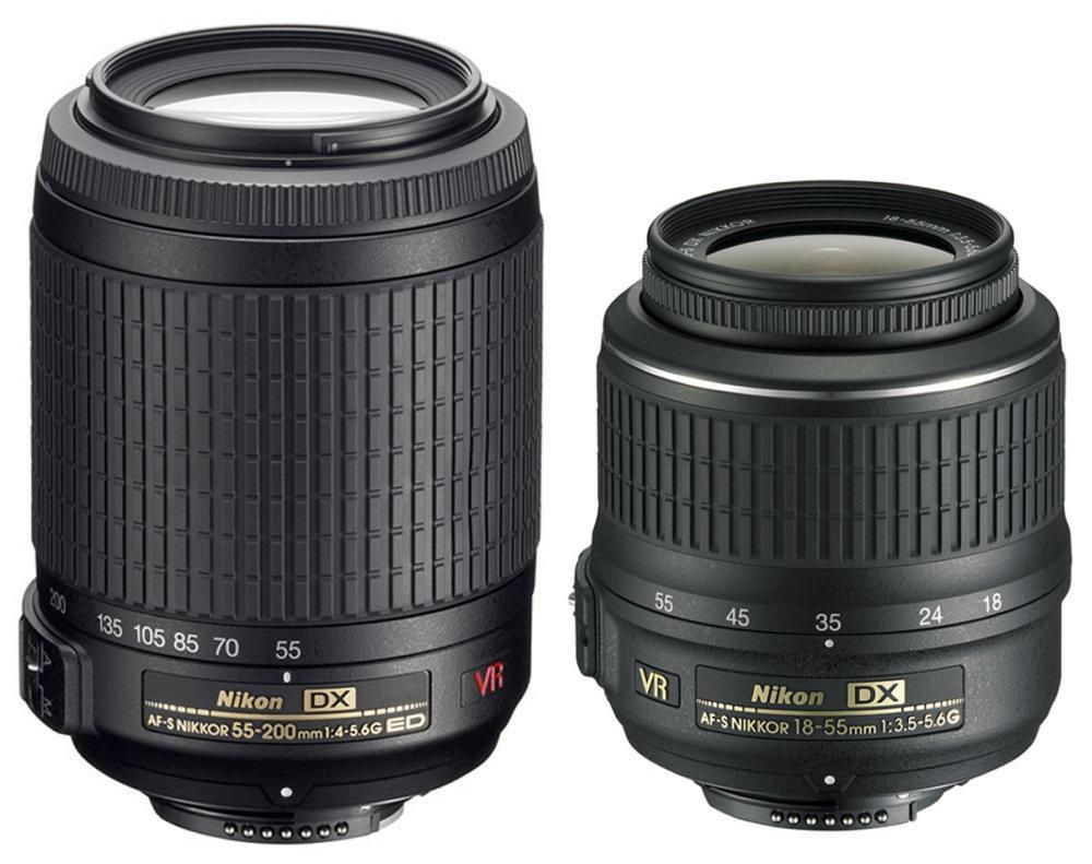 Lustrzanka Nikon D3000 18-55 VR + 55-200 VR Kit - Opinie