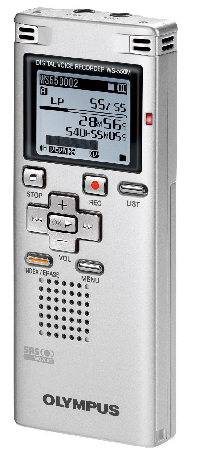 Dyktafon Olympus WS-550M (srebrny)