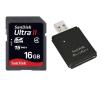 SanDisk Ultra II SDHC 16 GB + czytnik