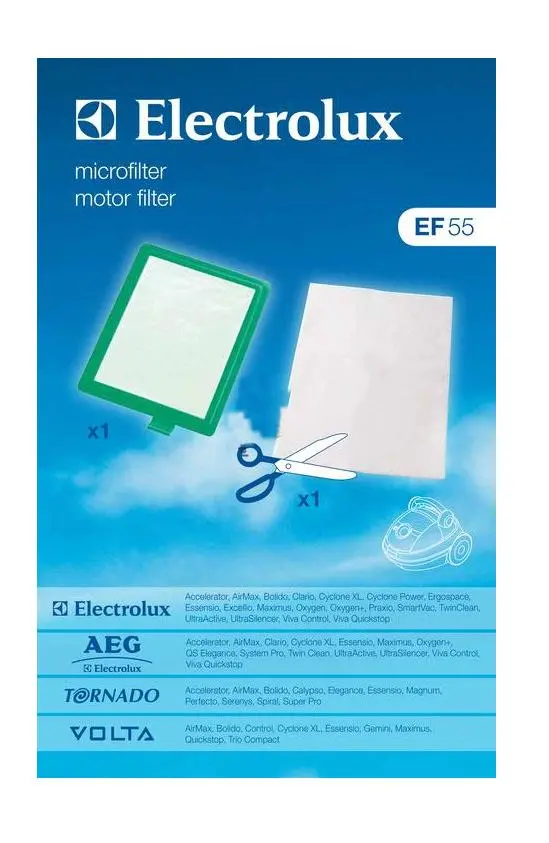 Filtry do odkurzacza Electrolux EF55 2szt.