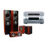 Zestaw kina Denon DVD-1740, AVR-1508, Wharfedale Crystal CR-40, WH-2 Centre, WH-2 Surround