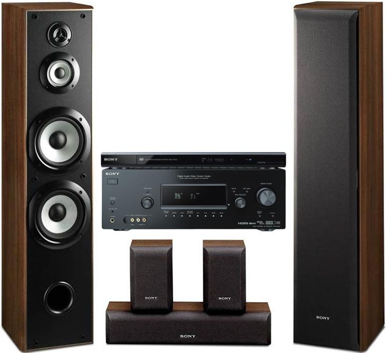 Zestaw kina Sony DVP-NS708, STR-DG720, SS-FCR6000