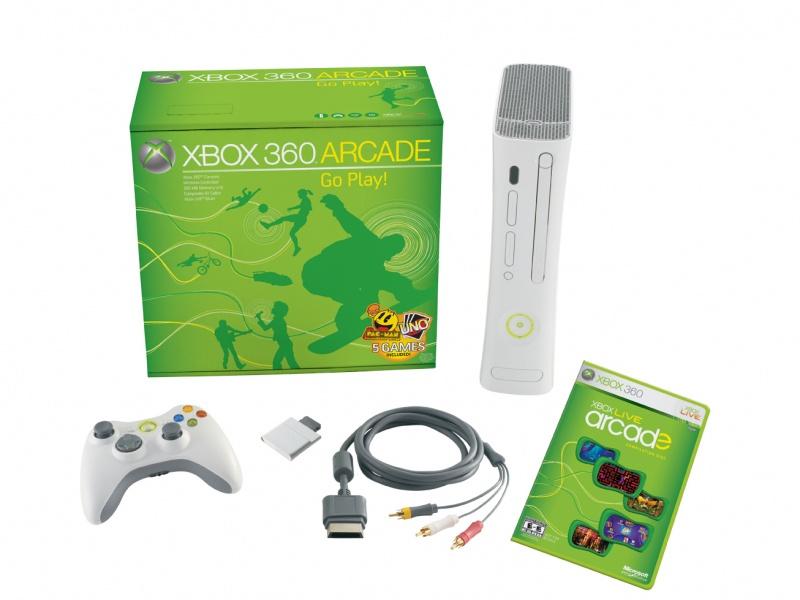 Xbox 360 Arcade + gry