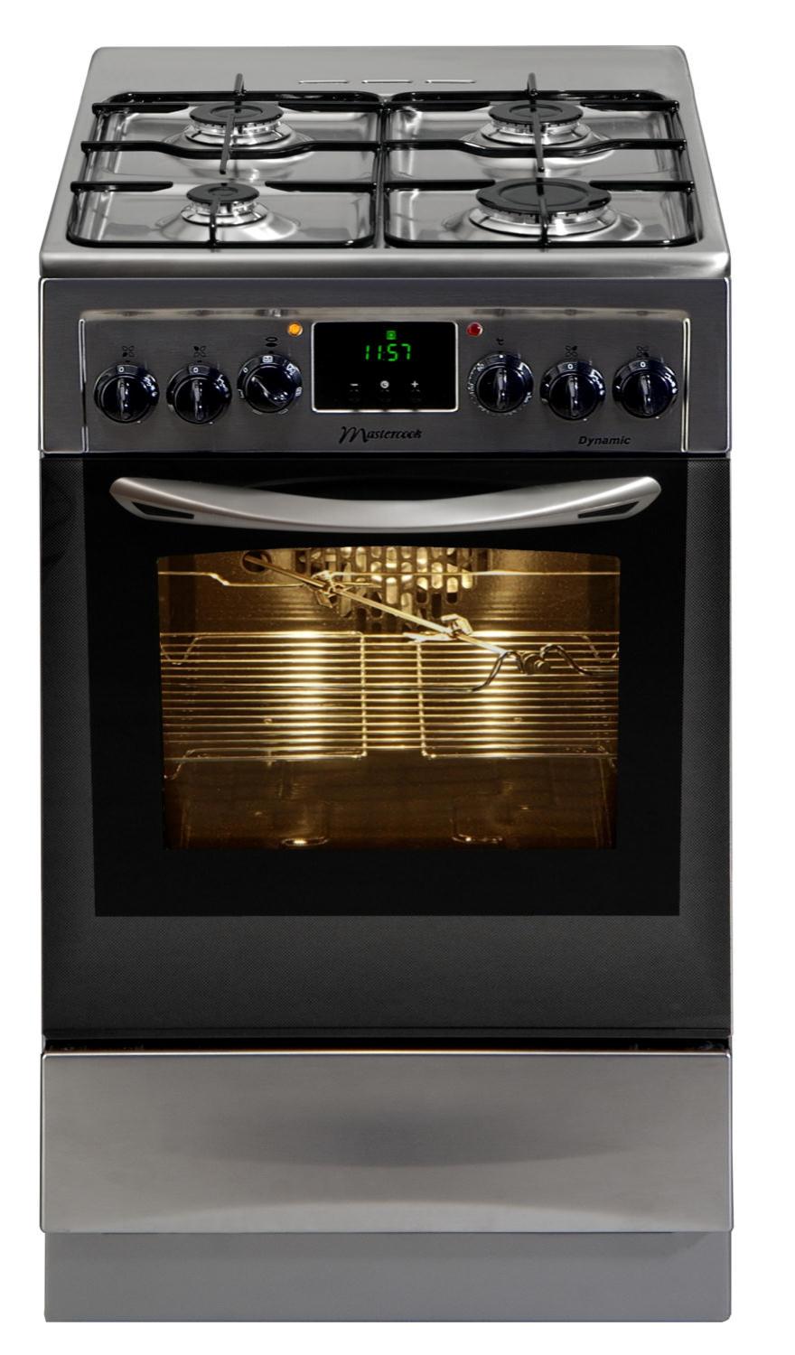 Kuchnia gazowo-elektryczna Mastercook KGE 3477 SX Dynamic