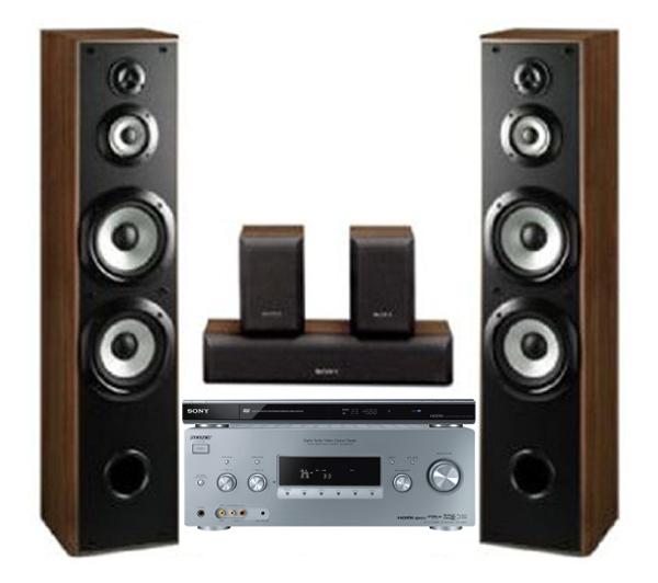 Zestaw kina Sony HTP-HD8000 (DVP-NS708S, STR-DG820S, SS-FCR6000)