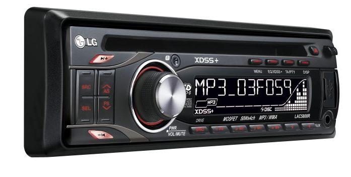 Radioodtwarzacz samochodowy LG LAC5800R + PenDrive 1 GB