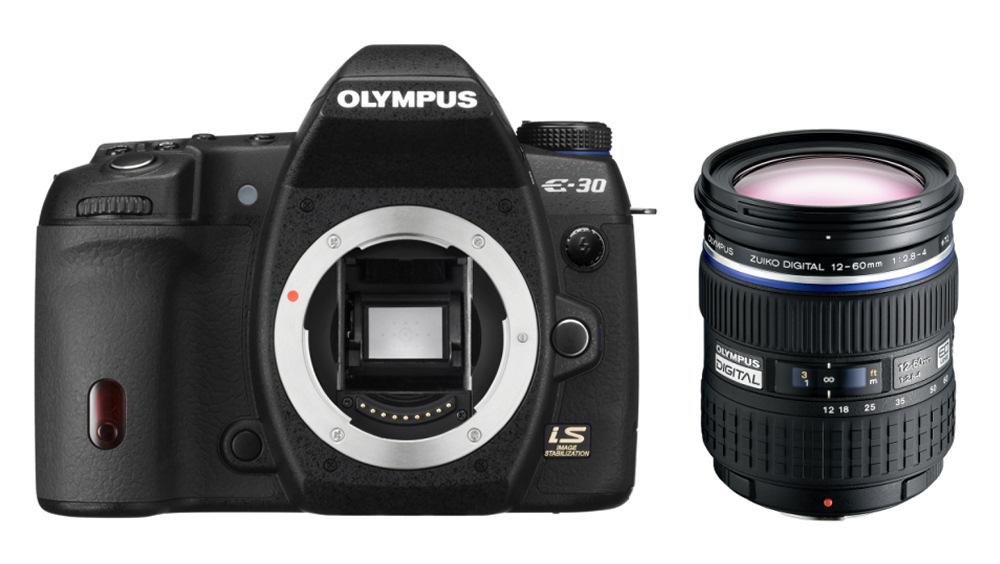 Lustrzanka Olympus E-30 + ED 12-60 mm SWD - bezpłatny grip lub lampa*