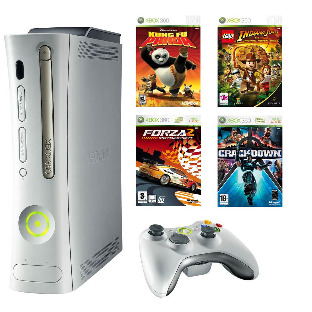Xbox 360 Premium Pro Value Bundle + 4 gry