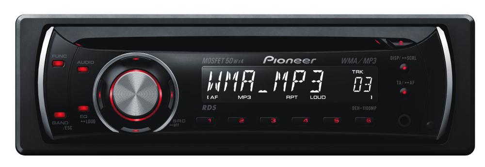 Radioodtwarzacz samochodowy Pioneer DEH-1100MP