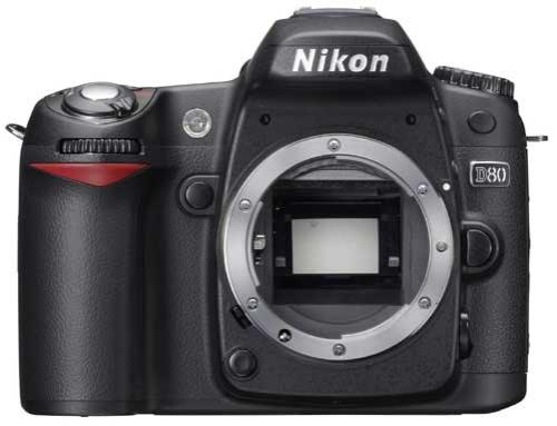 Lustrzanka Nikon D-80 + 18-55 mm AF-S VR DX + 55-200 mm ED