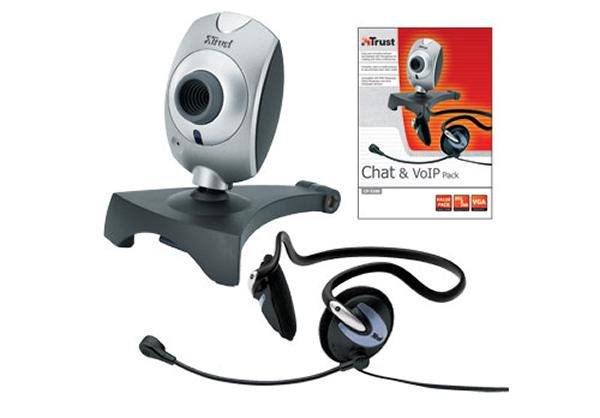 Kamera internetowa Trust CP-2100 100K USB + słuchawki z mikrofonem