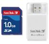 SanDisk SD 1 GB + czytnik kart SDSDBR-1024-E10