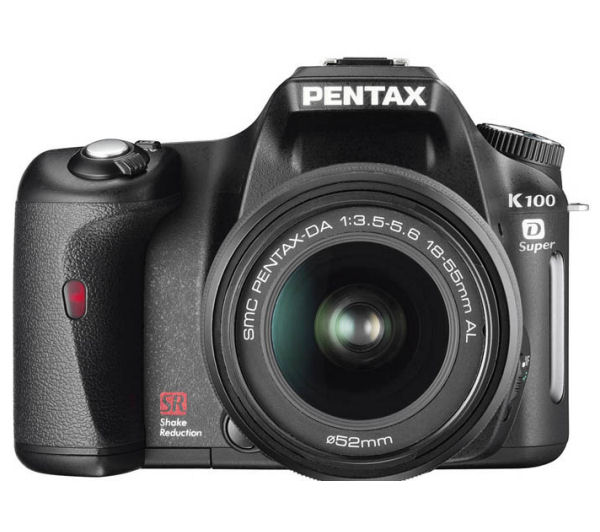 Lustrzanka Pentax K100D Super + 18 - 55 mm DA