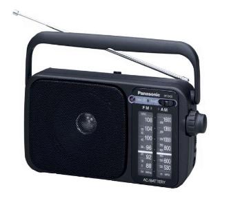 Radioodbiornik Panasonic RF-2400 Radio FM Czarny