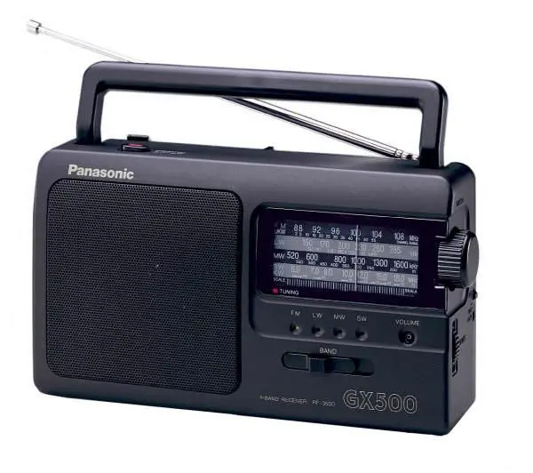 Radioodbiornik Panasonic RF-3500E Radio FM Czarny