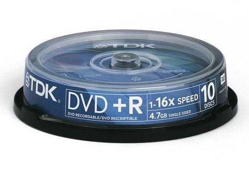 TDK DVD+R (10 szt.)