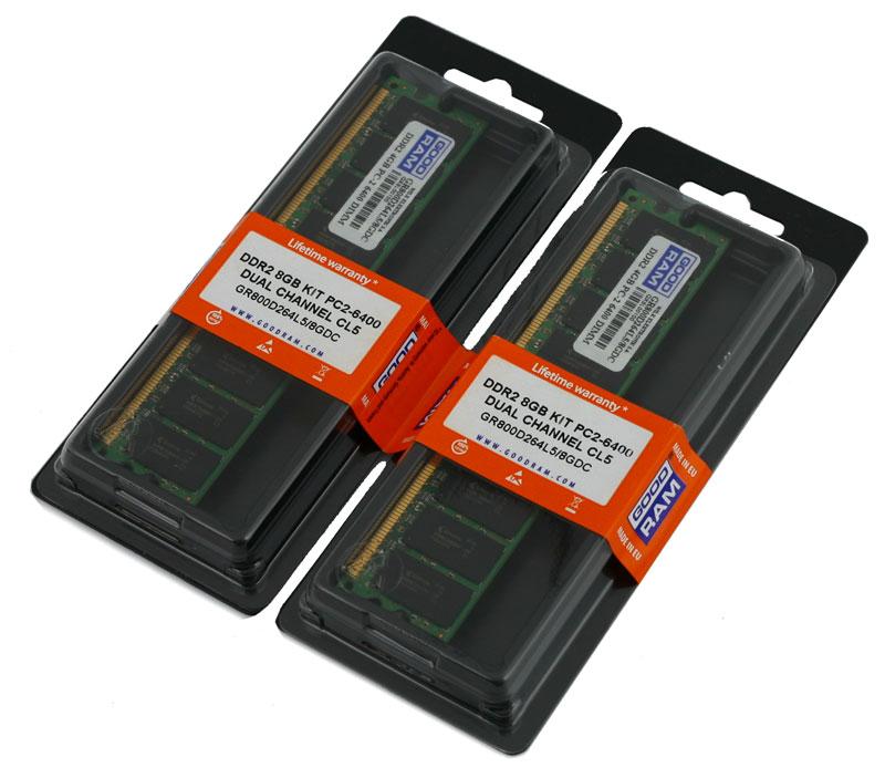 Pamięć RAM GoodRam DDR2 8GB 800 DUAL 2x4GB CL5