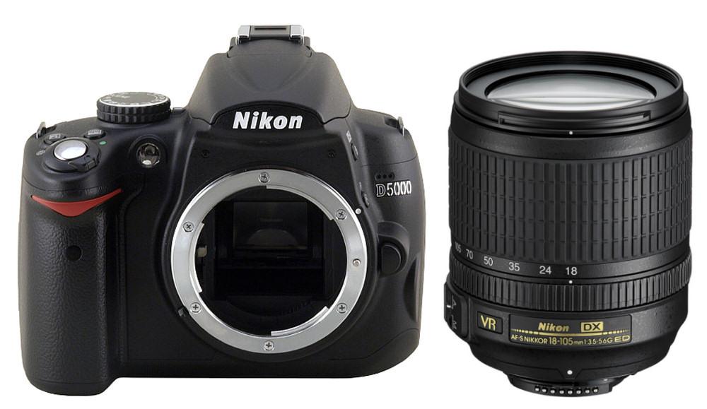 Lustrzanka Nikon D5000 18-105 VR Kit