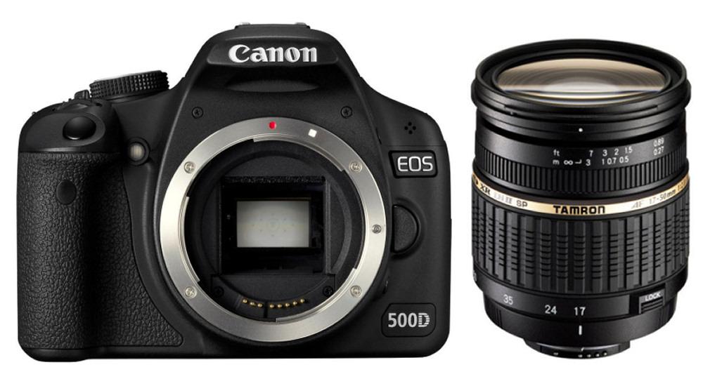 Lustrzanka Canon EOS 500D + Tamron SP AF 17-50 mm