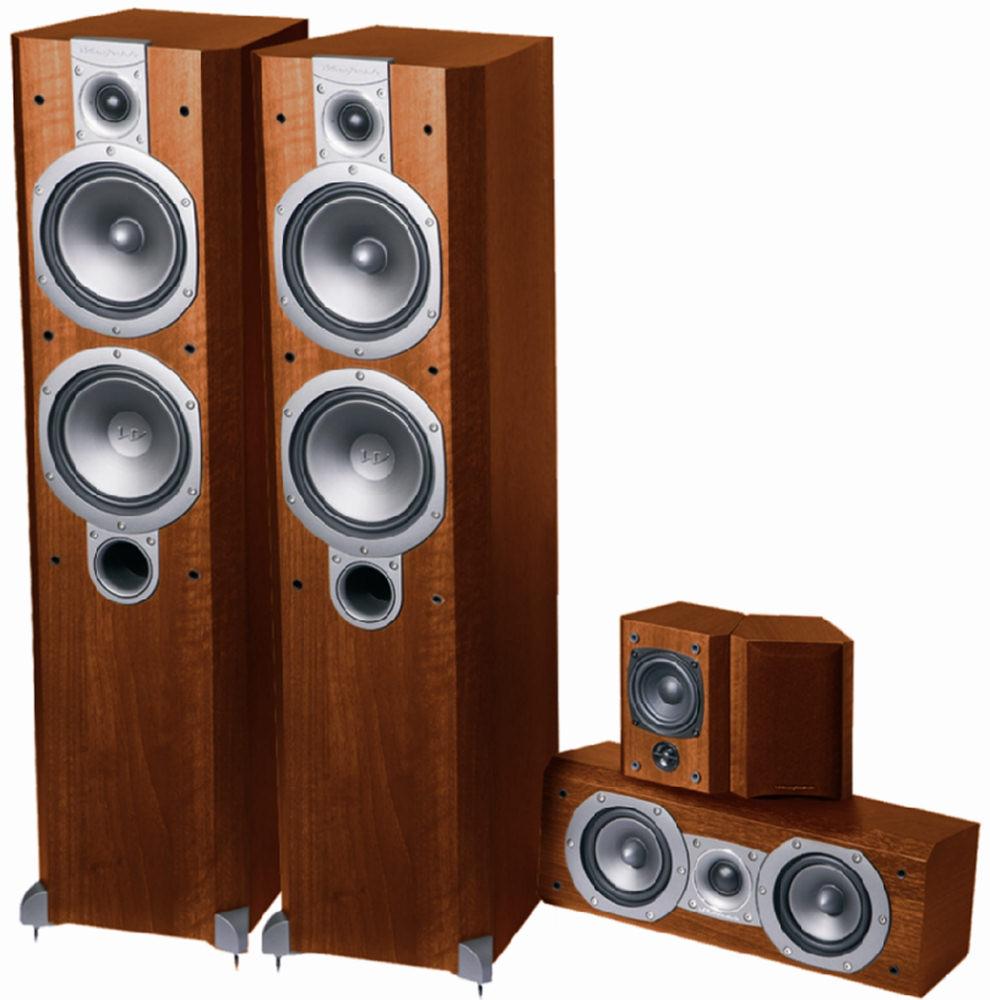 Zestaw kolumn Wharfedale Vardus VR-300, VR-C1, VR-S (wiśniowy)