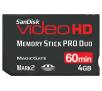 SanDisk Video HD Memory Stick Pro Duo 4 GB