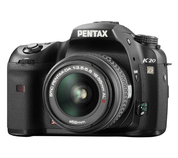 Lustrzanka Pentax K20D + DA 18-55 mm II