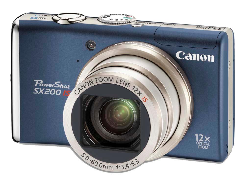Canon PowerShot SX200 IS (niebieski)