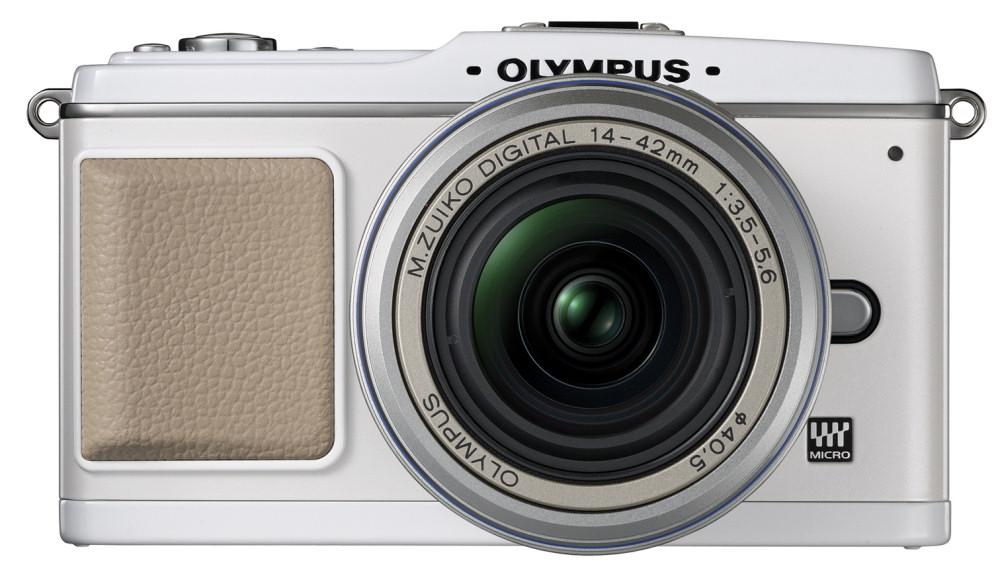 Olympus Pen E-P1 + 14-42mm (biało-srebrny)