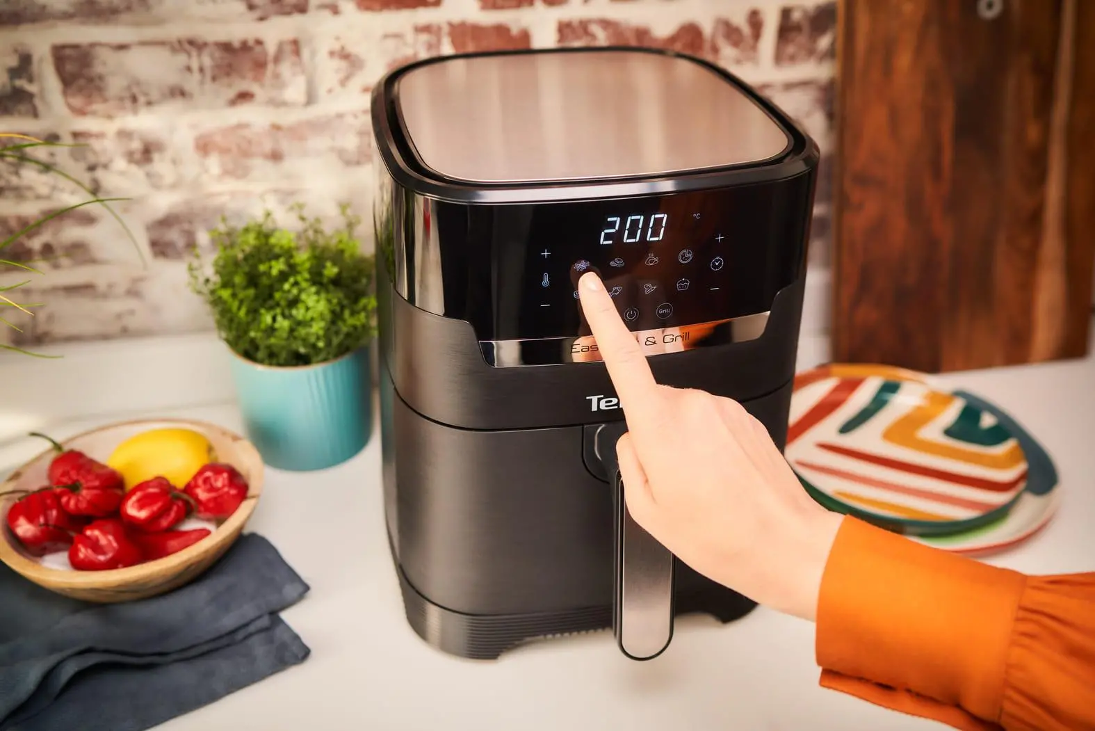 Air fryer Tefal Easy Fry & Grill Precision EY5058  1550W 4,2l Aplikacja mobilna