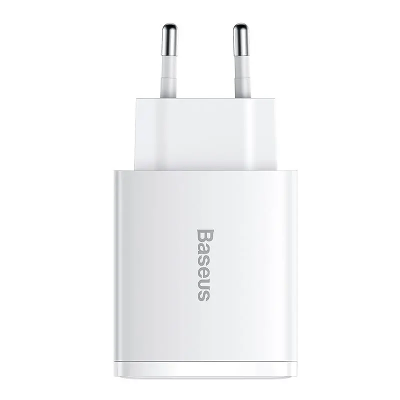 Ładowarka sieciowa Baseus Compact USB-C 2xUSB-A 30W PD