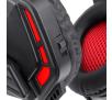 Słuchawki przewodowe z mikrofonem Redragon Themis H220 Nauszne Czarno-czerwony