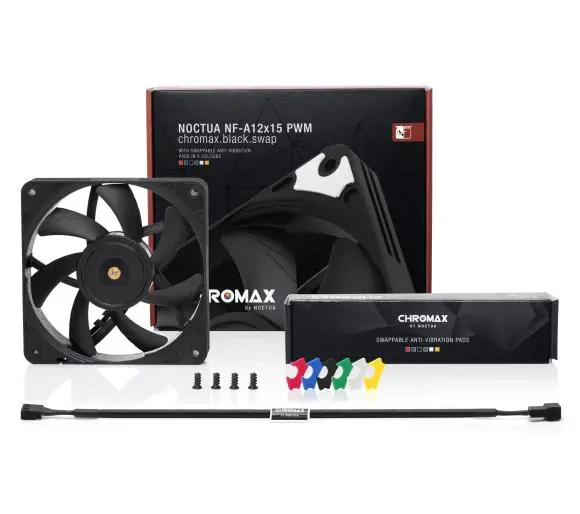 фото Вентилятор Noctua NF-A12x15 PWM chromax.black.swap