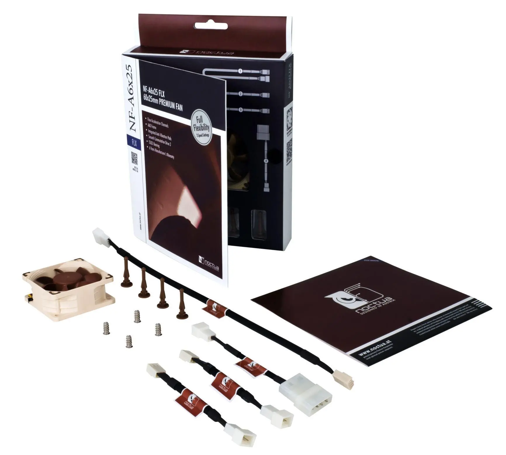 фото Вентилятор Noctua NF-A6x25 FLX 2