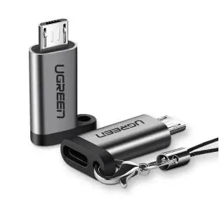 UGREEN US282 USB-C do microUSB Szary