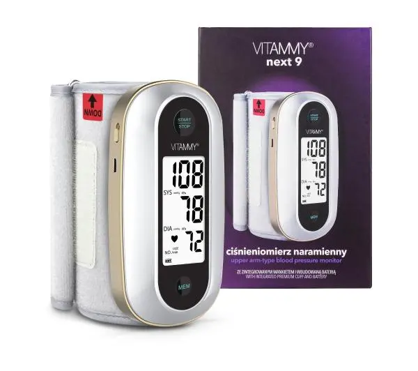 Vitammy Next 9 Wykrywanie arytmii