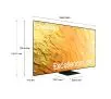 Telewizor Samsung Excellence Line Neo QLED QE75QN800BT 75" QLED 8K 120Hz Tizen Dolby Atmos HDMI 2.1 DVB-T2