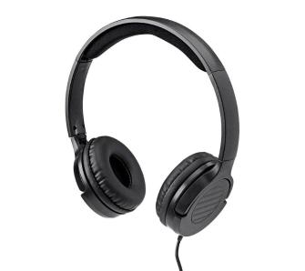 Słuchawki przewodowe Monoprice 108324 Hi-Fi Lightweight On-Ear Nauszne Mikrofon Czarny