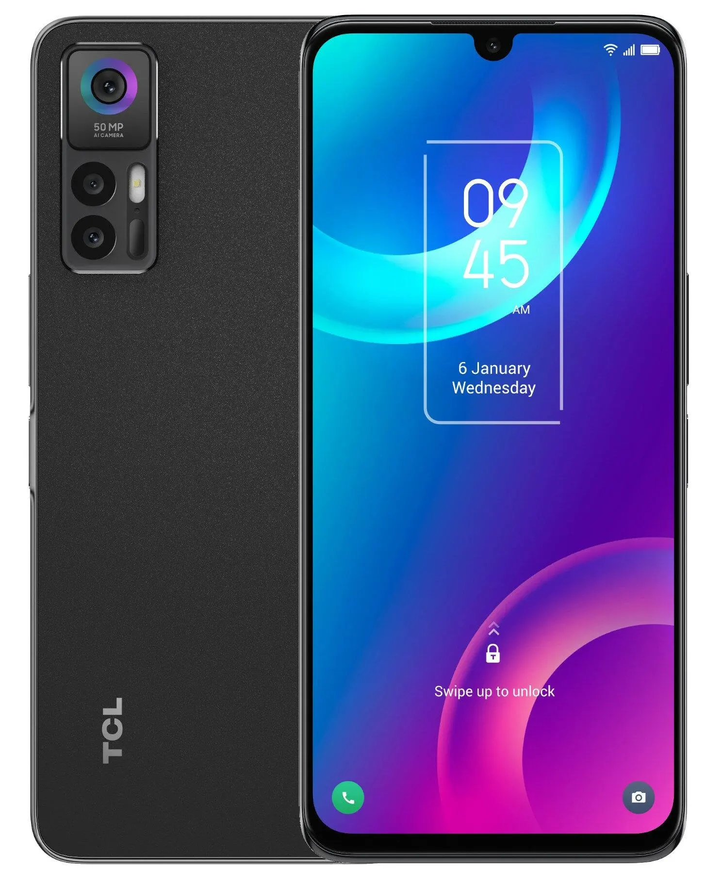 Smartfon TCL 30 6,7" 60Hz 50Mpix Czarny