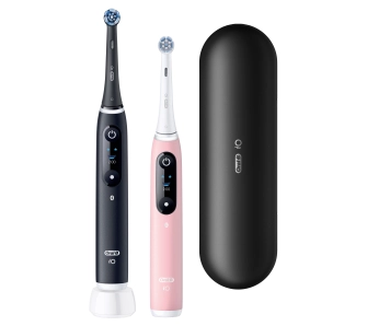 Zestaw szczoteczek magnetycznych Oral-B iO Series 6 Duo Black&Pink