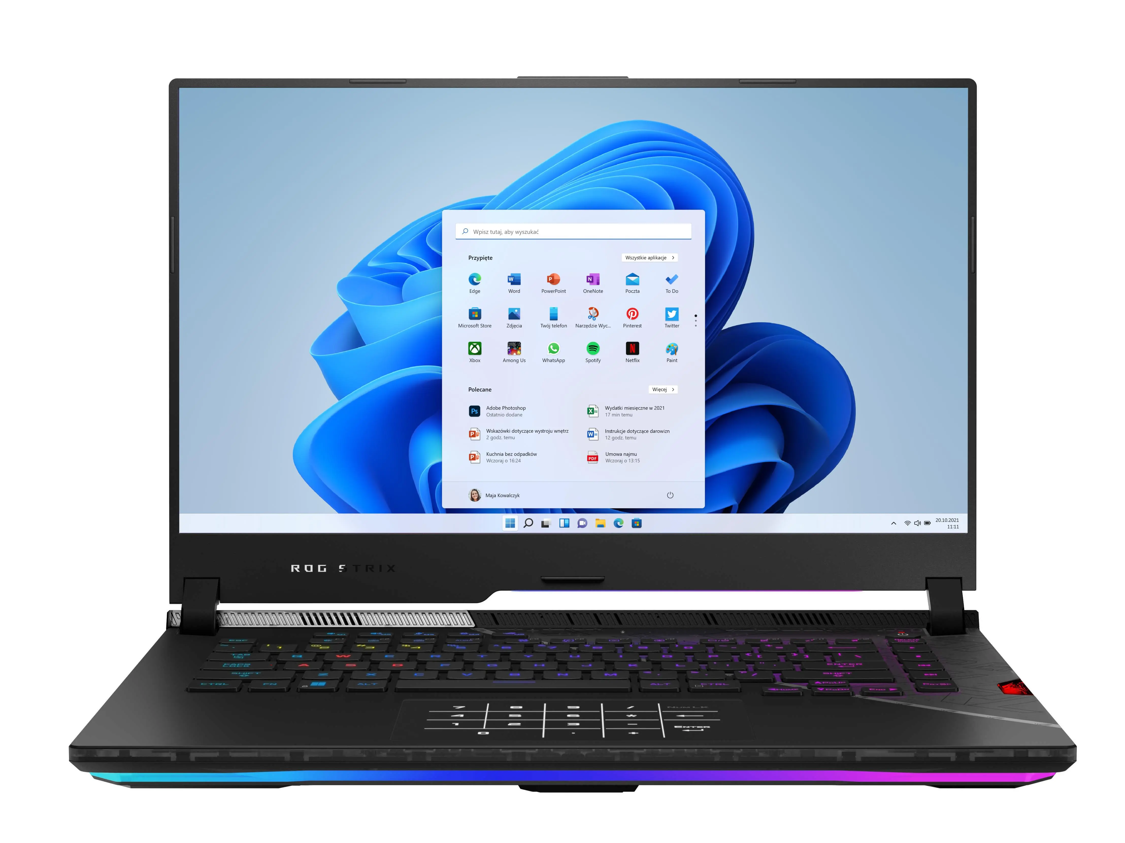 Laptop gamingowy ASUS ROG Strix SCAR 15 2022 G533ZS 15,6" 240Hz  i9-12900H 32GB RAM  1TB Dysk SSD  RTX3080  Win11