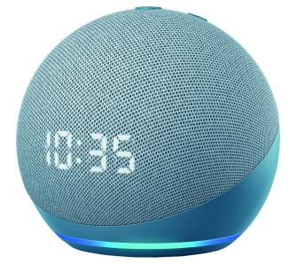 inteligentny głośnik Amazon Echo Dot 4 z zegarem (twilight blue)