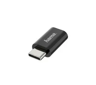 Hama 00200310 wtyk USB-C - gniazdo microUSB