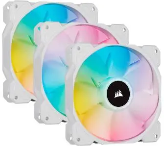 Wentylator Corsair iCUE SP120 RGB Elite 120mm 3szt. Biały