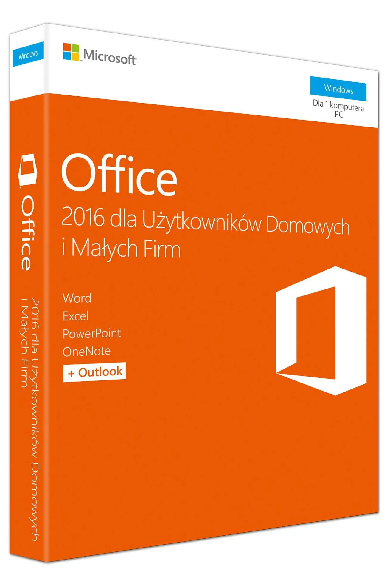 Program Microsoft Office 2016 dla Użytkowników Domowych i Małych Firm