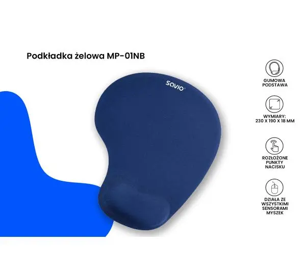 Savio MP-01NB  S Granatowy