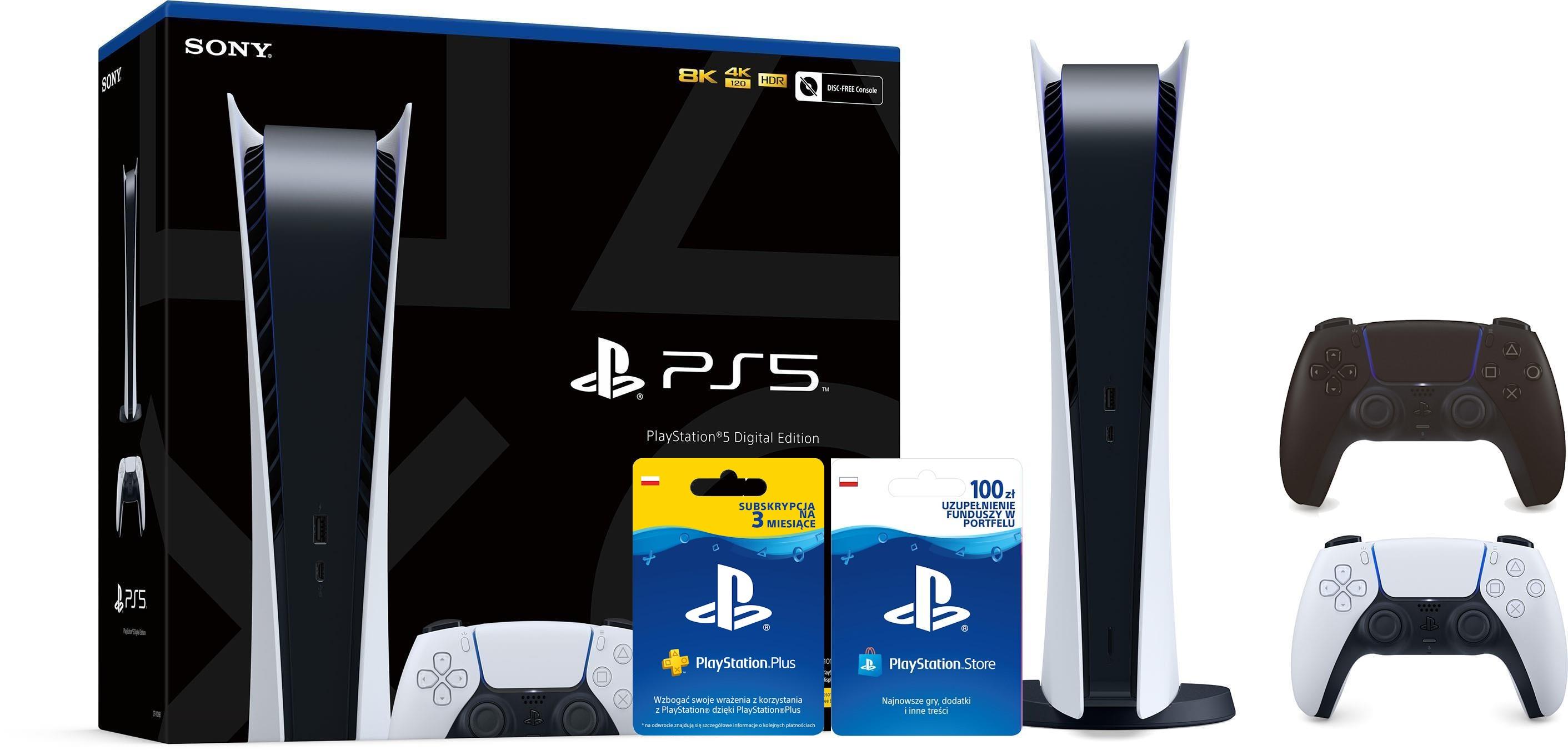 Sony PlayStation 5 Digital (PS5) - PlayStation Network 100