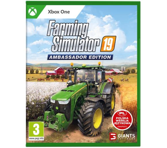 gra Farming Simulator 19 - Edycja Ambassador Gra na Xbox One (Kompatybilna z Xbox Series X)