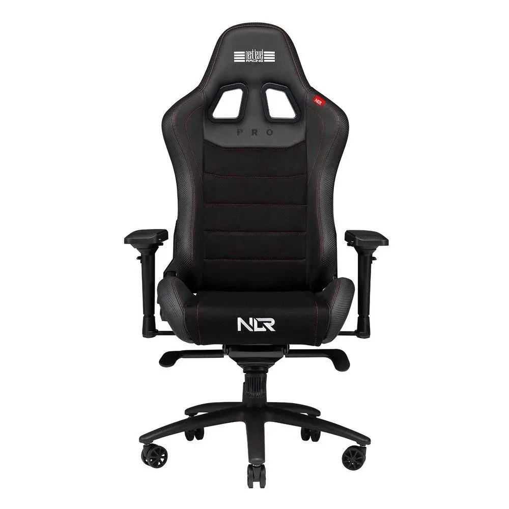 Fotel Next Level Racing NLR-G003 Pro Gaming Chair Leather & Suede Edition Gamingowy do 140kg Skóra naturalna Czarny