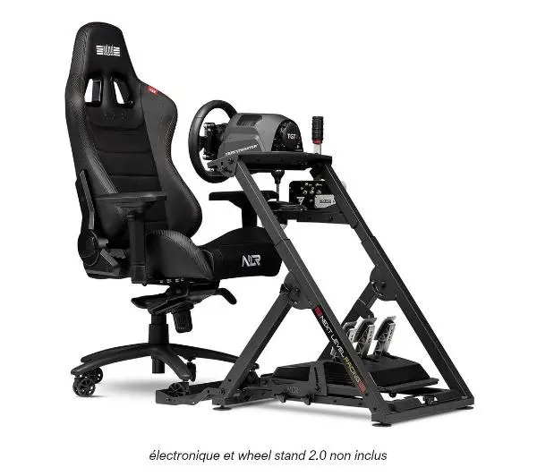 Next Level Racing NLR-G003 Pro Gaming Chair Leather & Suede Edition Gamingowy do 140kg Skóra naturalna Czarny - Kup na Raty - RRSO 0%