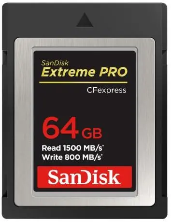 Karta pamięci SANDISK Exterme Pro Type B CFexpress 64GB (1500/800)